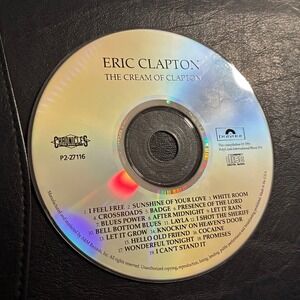 Eric Clapton The Cream of Clapton CD 1995 Greatest Hits P2-27116 Disc Only